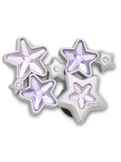 Jibbitz Grupo de Estrellas de Gemas Púrpuras y Rosas Crocs