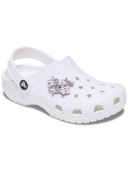 Jibbitz Grupo de Estrellas de Gemas Púrpuras y Rosas Crocs