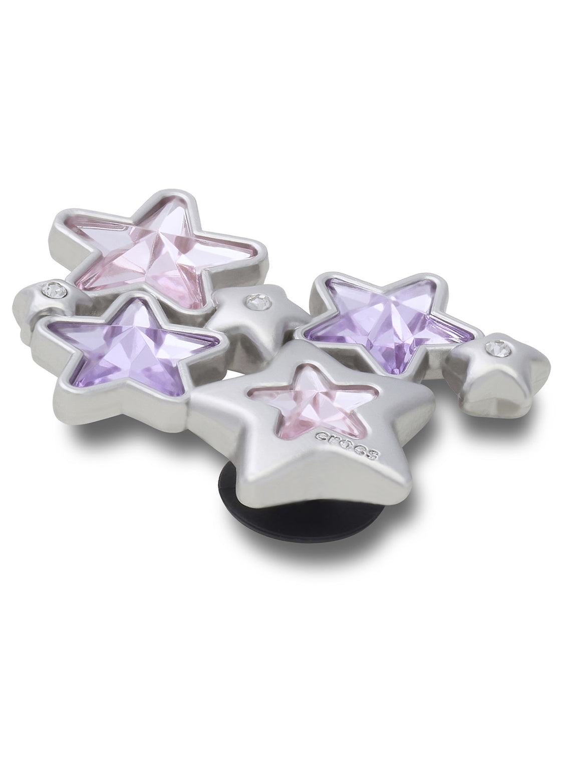 Jibbitz Grupo de Estrellas de Gemas Púrpuras y Rosas Crocs