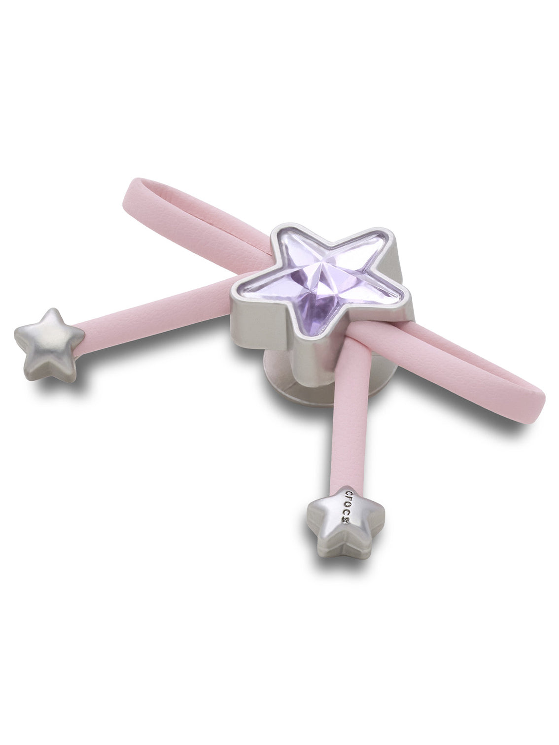 Jibbitz Lazo Rosa y Estrellas Crocs