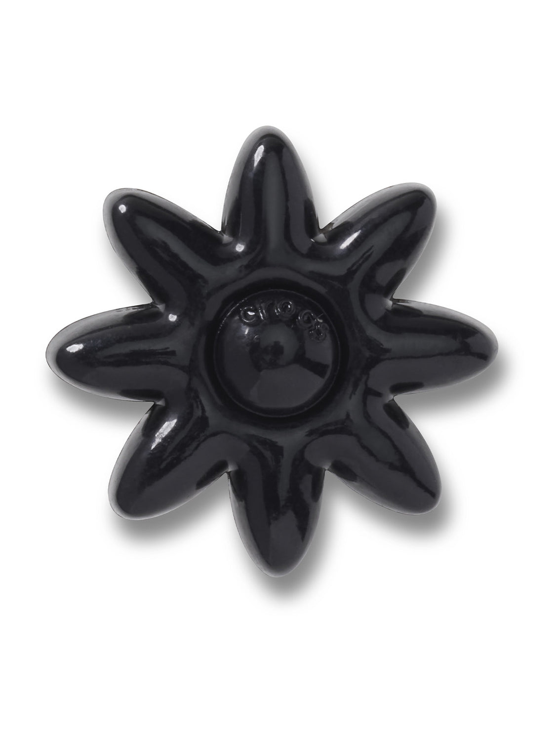 Jibbitz Flor 8 Pétalos Negra Crocs