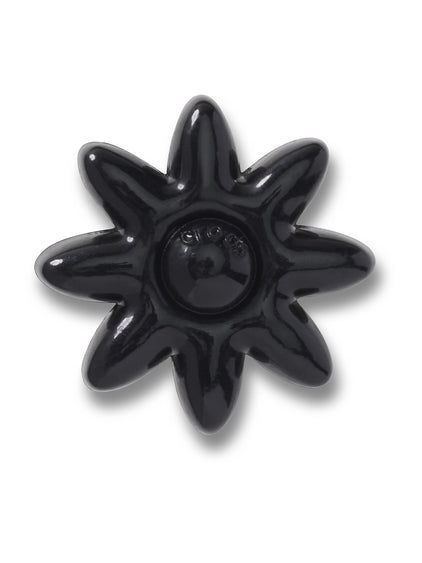 Jibbitz Flor 8 Pétalos Negra Crocs