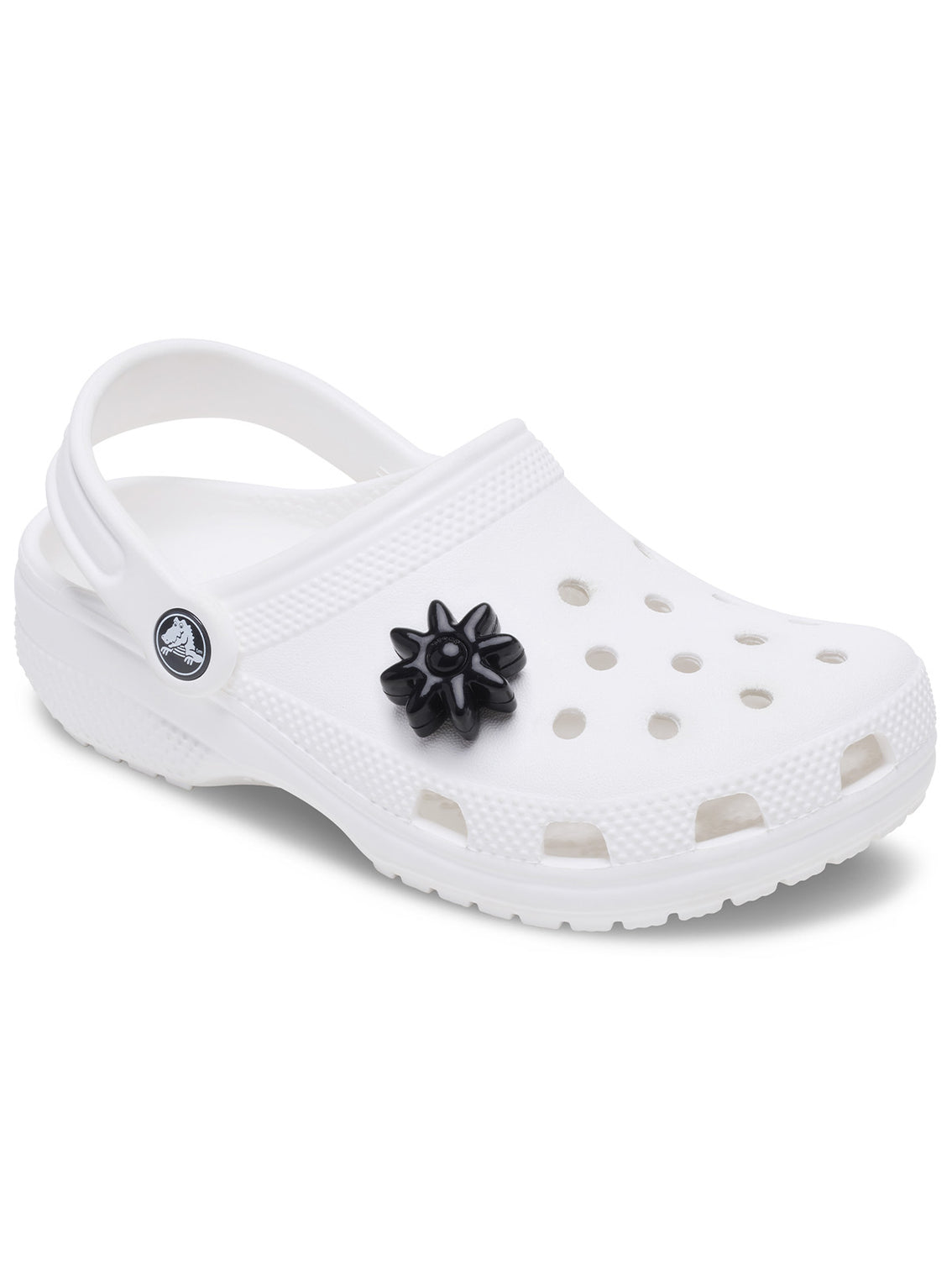 Jibbitz Flor 8 Pétalos Negra Crocs