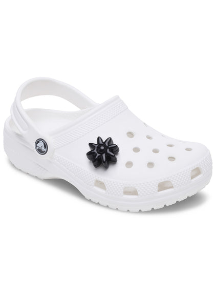 Jibbitz Flor 8 Pétalos Negra Crocs