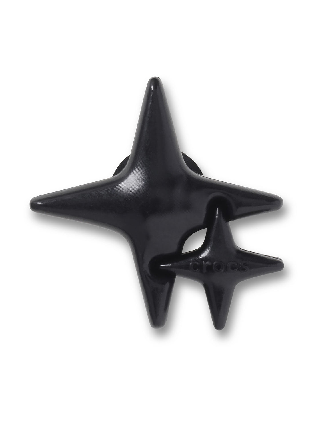 Jibbitz Doble Estrella Negra Crocs