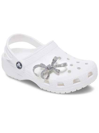 Jibbitz Dije De Lazo Con Gema Plateada Crocs