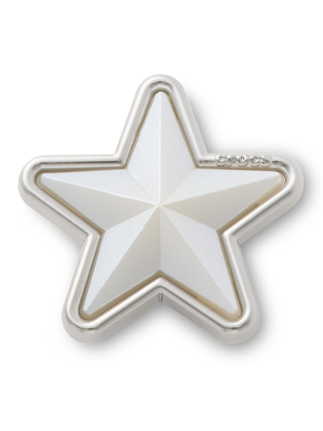 Jibbitz Estrella Plateada Puff Crocs