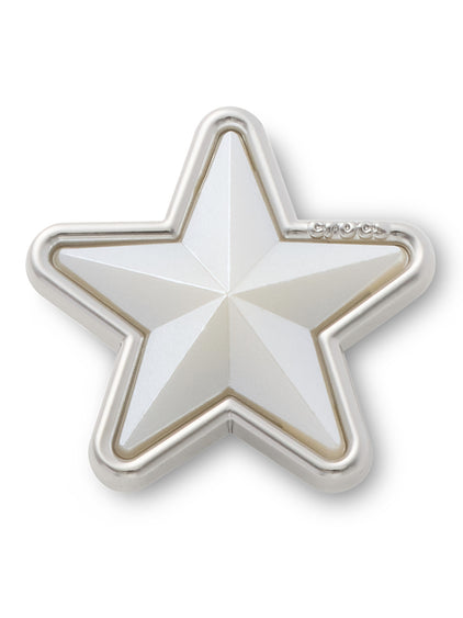 Jibbitz Estrella Plateada Puff Crocs