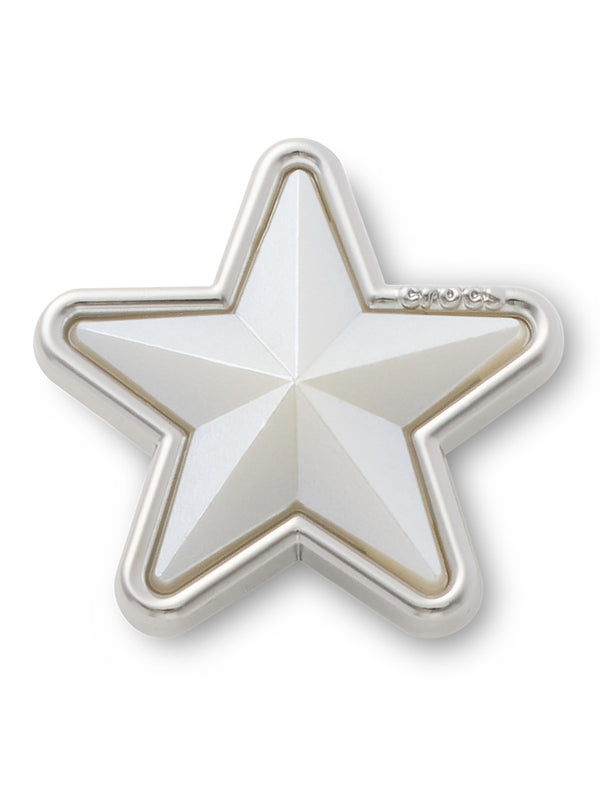 Jibbitz Estrella Plateada Puff Crocs