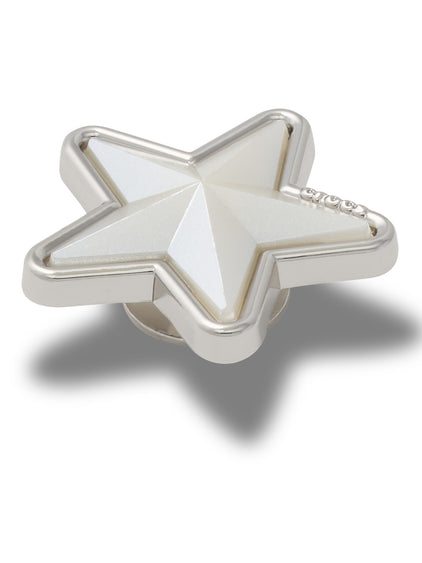 Jibbitz Estrella Plateada Puff Crocs