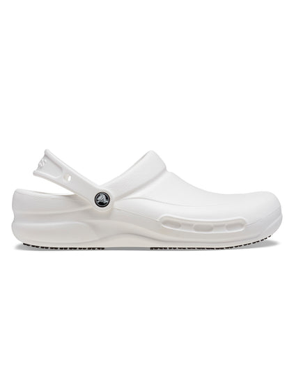 Zueco Unisex Bistro Work Clog Blanco Crocs