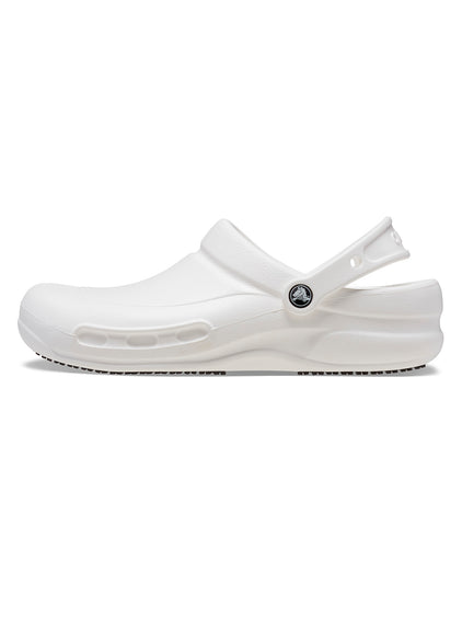 Zueco Unisex Bistro Work Clog Blanco Crocs