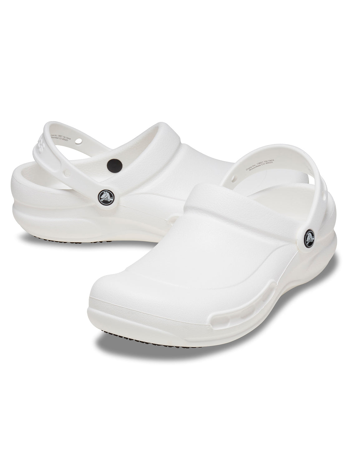 Zueco Unisex Bistro Work Clog Blanco Crocs