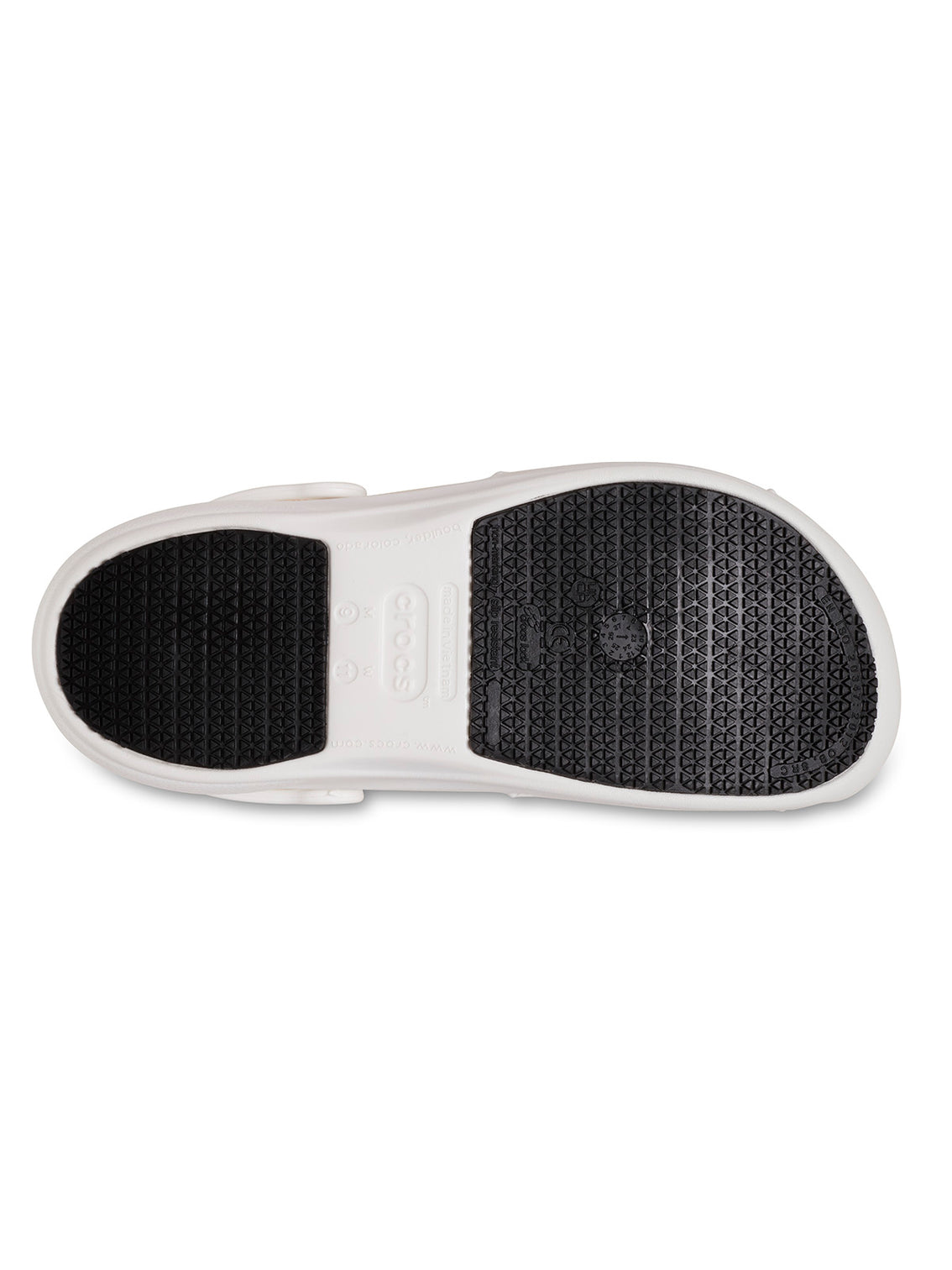 Zueco Unisex Bistro Work Clog Blanco Crocs