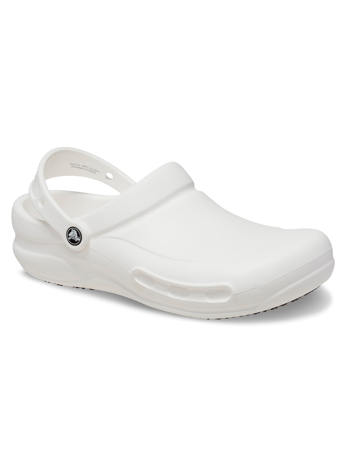 Zueco Unisex Bistro Work Clog Blanco Crocs