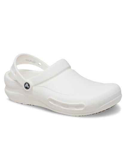 Zueco Unisex Bistro Work Clog Blanco Crocs