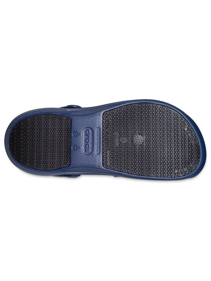 Zueco Unisex Bistro Work Clog Azul Crocs