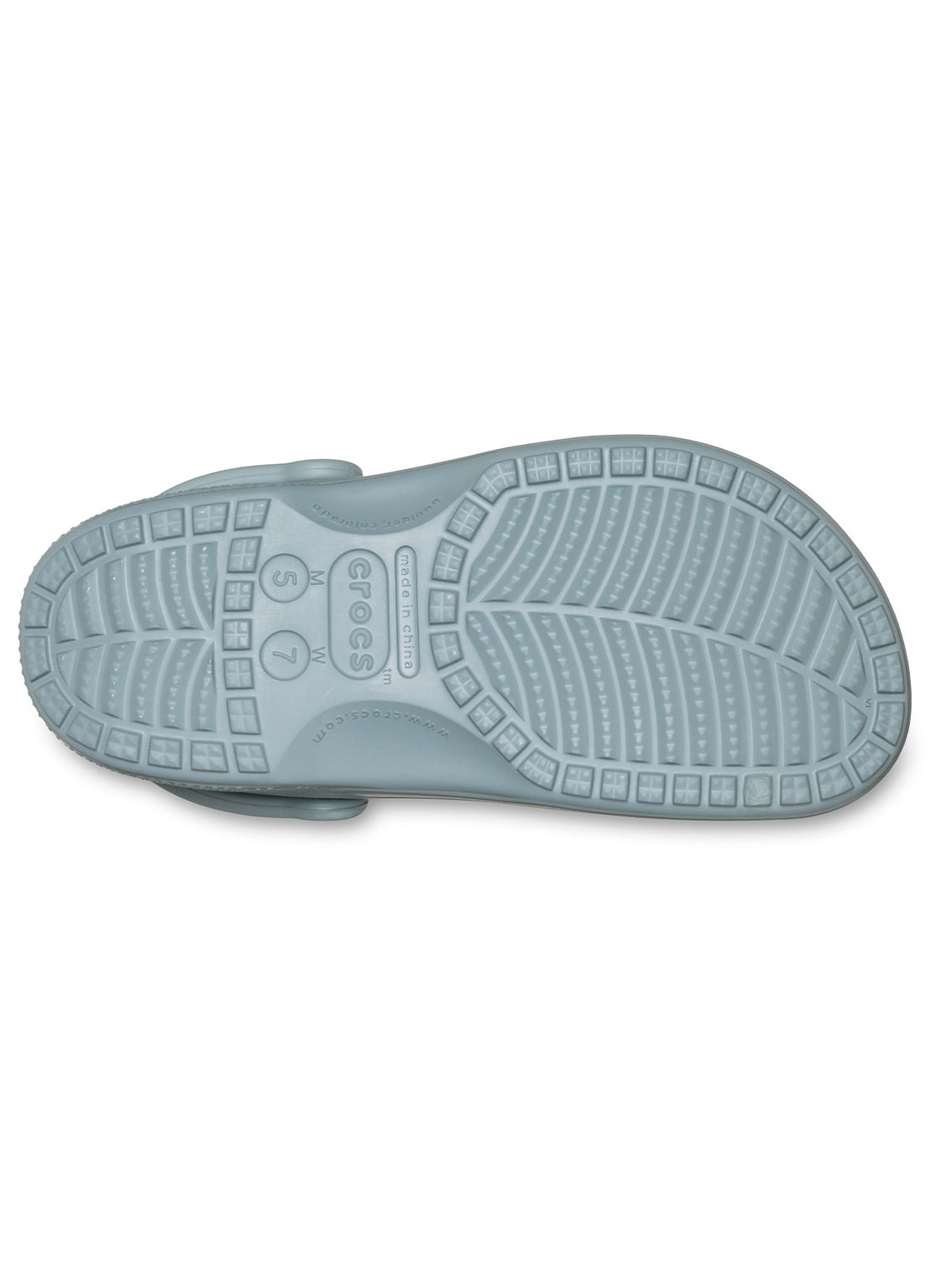 Zueco Unisex Baya Clog Gris Verdoso Crocs