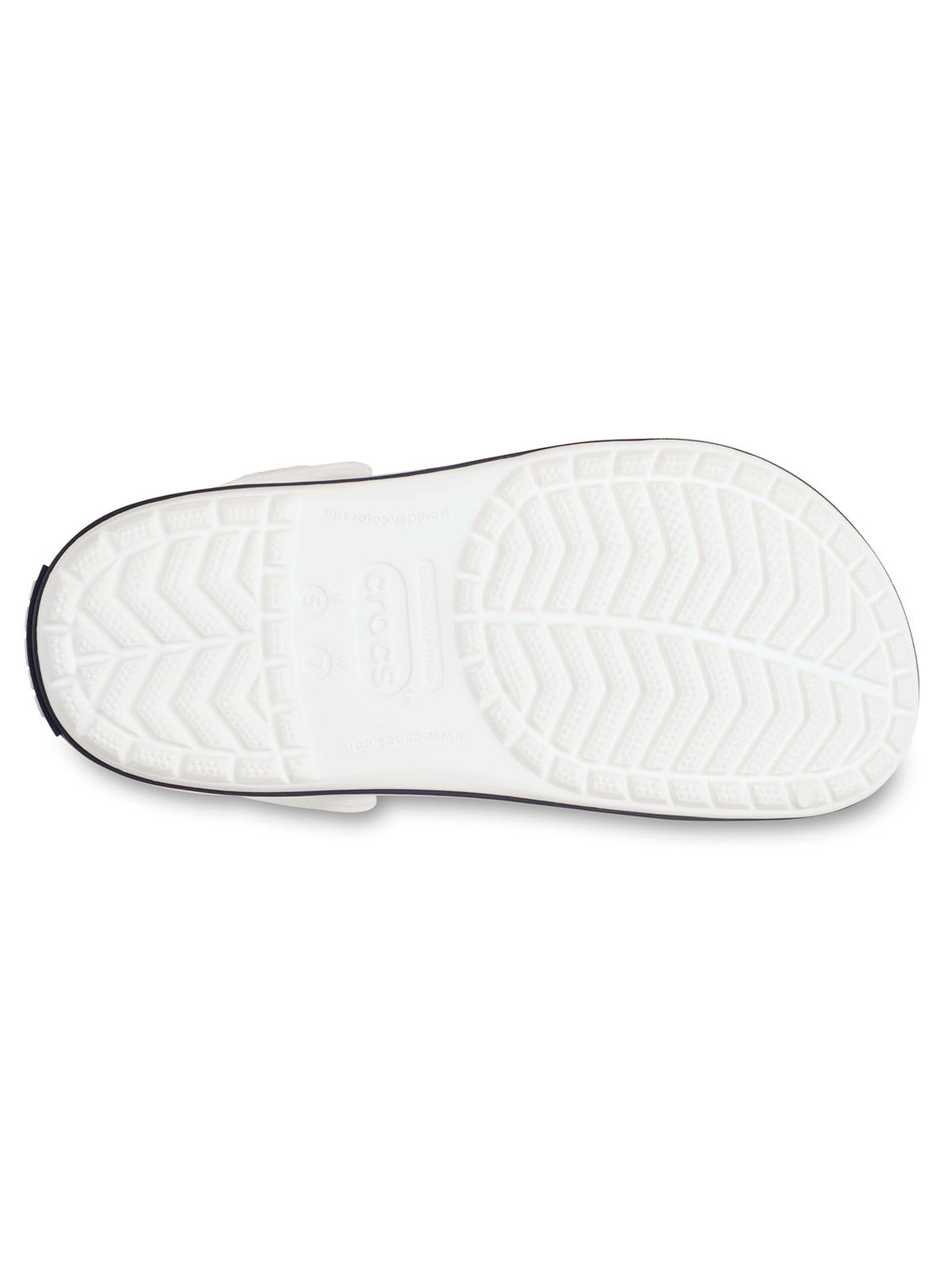 Zueco Unisex Crocband Clog Blanco Crocs