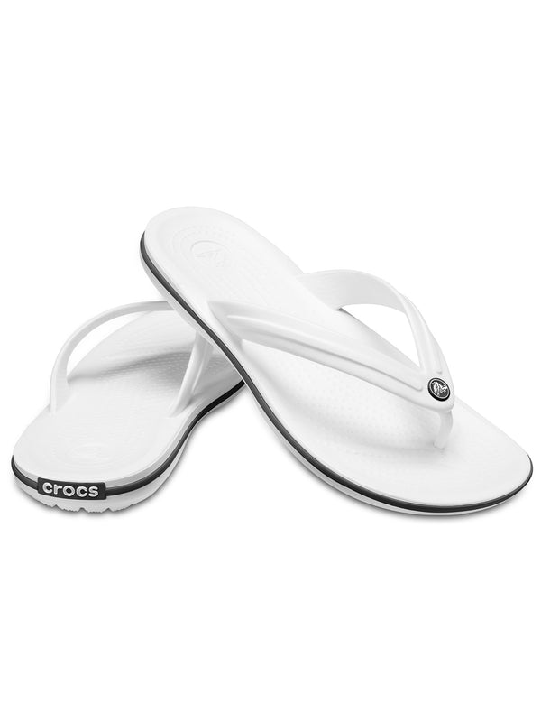 Sandalia Unisex Crocband Flip Blanco Crocs
