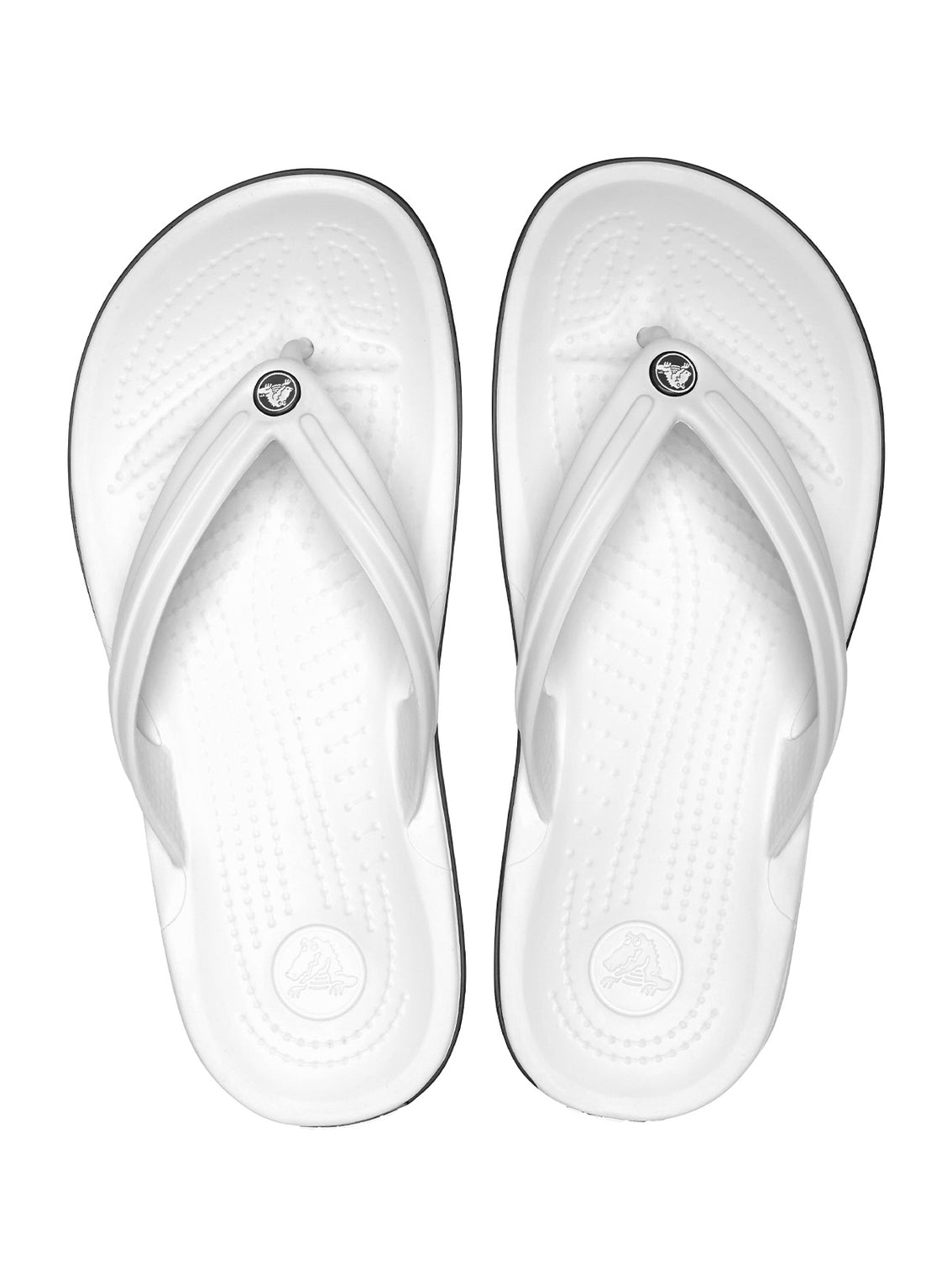 Sandalia Unisex Crocband Flip Blanco Crocs