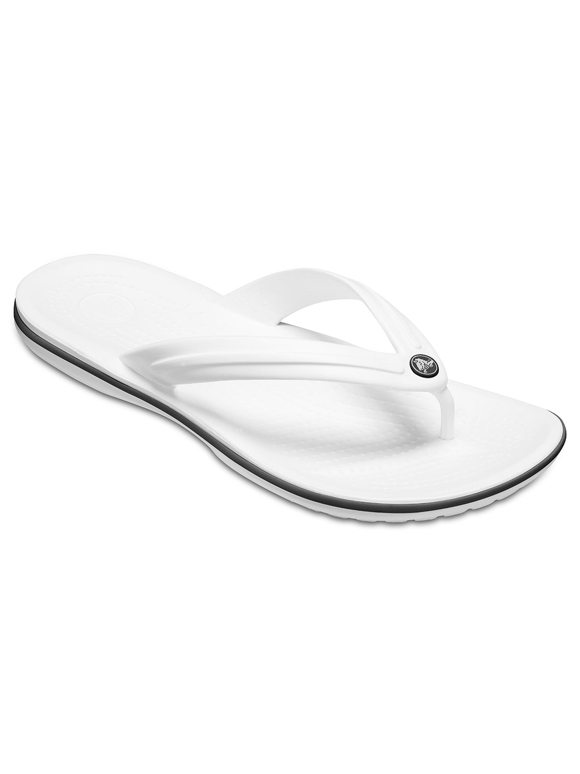 Sandalia Unisex Crocband Flip Blanco Crocs