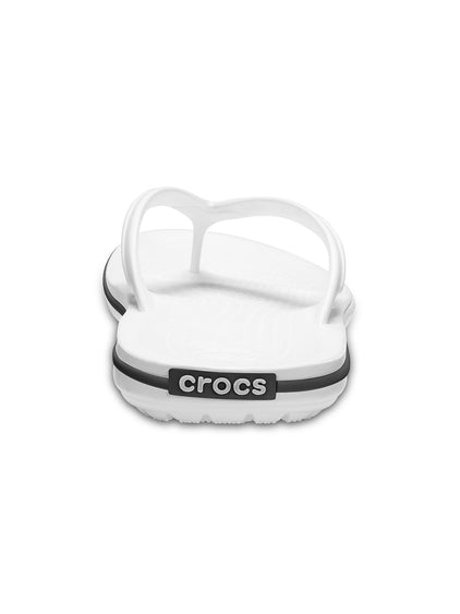 Sandalia Unisex Crocband Flip Blanco Crocs