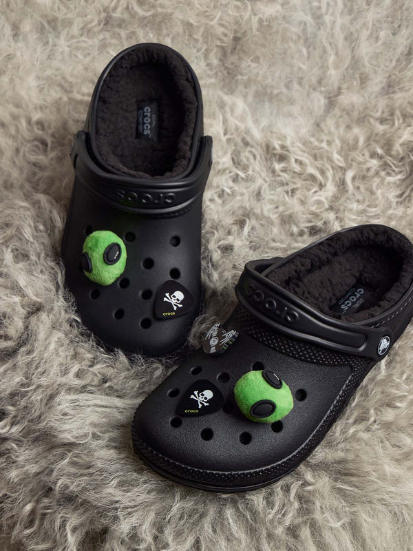Zueco Unisex Classic Lined Clog Negro Crocs