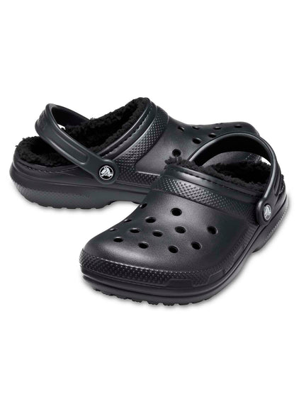Zueco Unisex Classic Lined Clog Negro Crocs