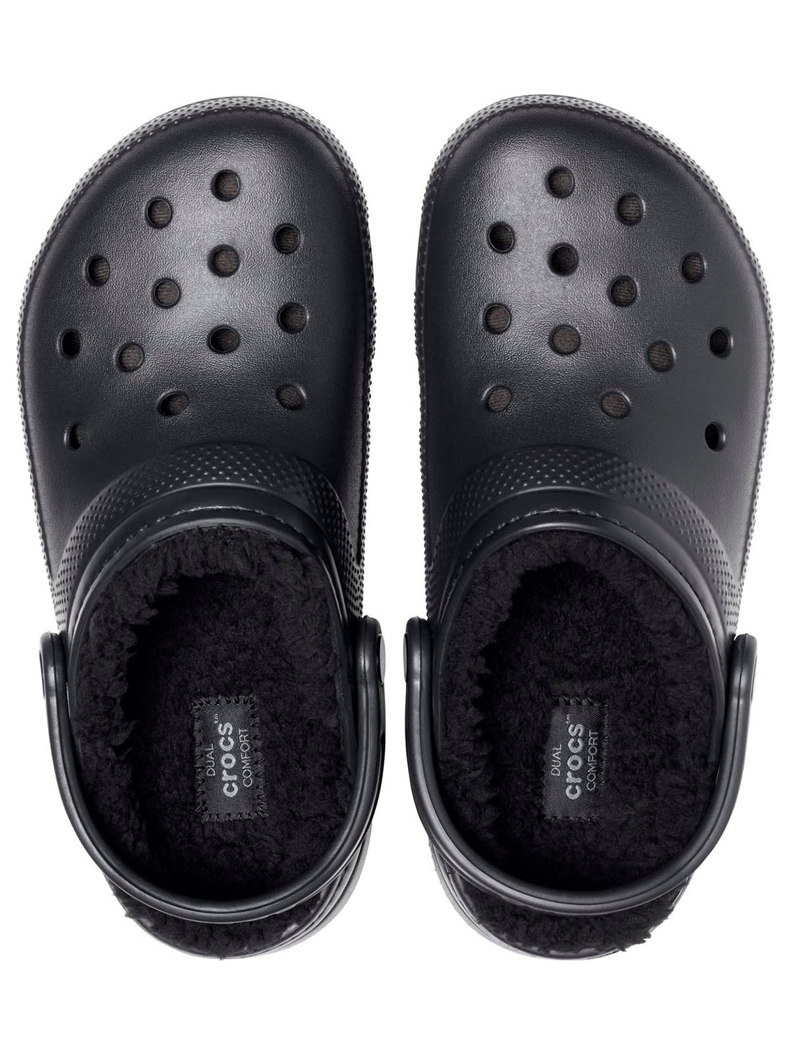 Zueco Unisex Classic Lined Clog Negro Crocs