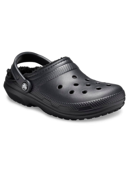 Zueco Unisex Classic Lined Clog Negro Crocs