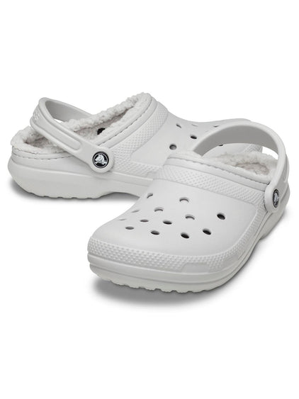 Zueco Unisex Classic Lined Clog Gris Crocs