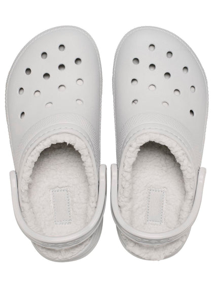 Zueco Unisex Classic Lined Clog Gris Crocs