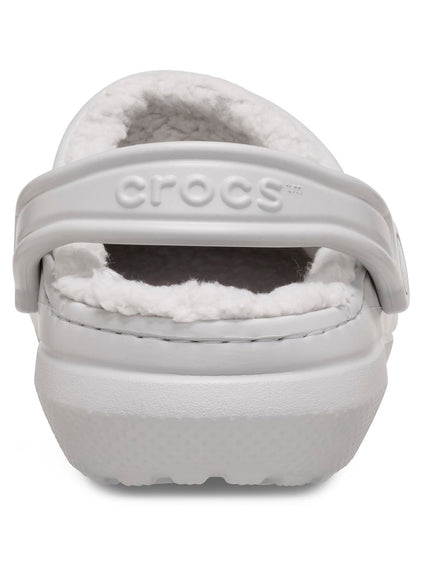 Zueco Unisex Classic Lined Clog Gris Crocs