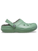 Zueco Unisex Classic Lined Clog Verde Crocs