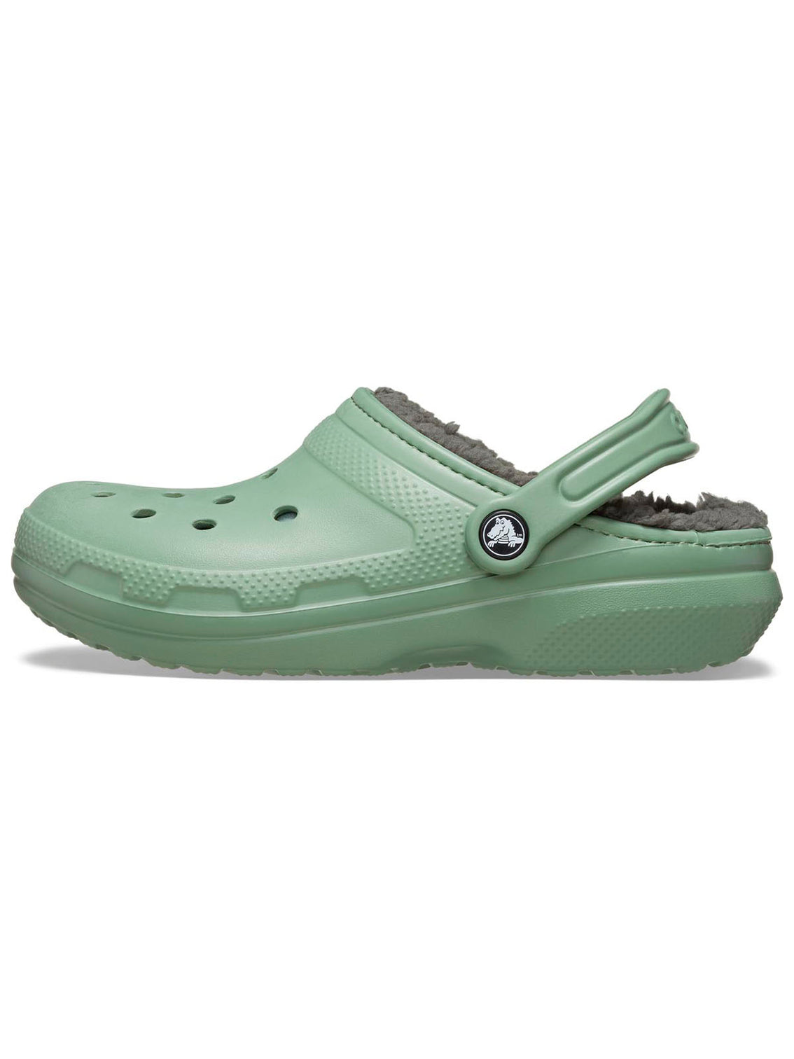 Zueco Unisex Classic Lined Clog Verde Crocs
