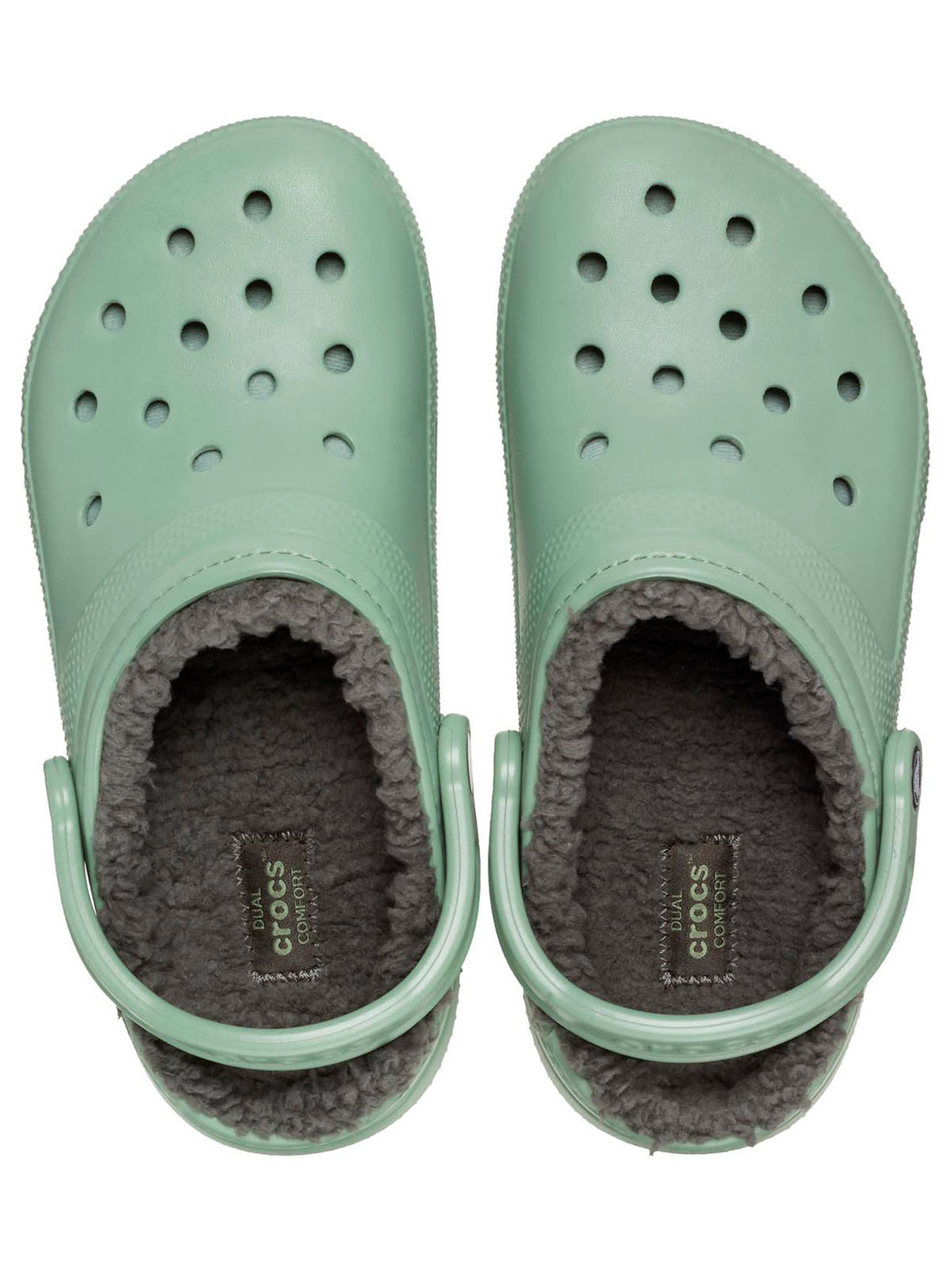 Zueco Unisex Classic Lined Clog Verde Crocs