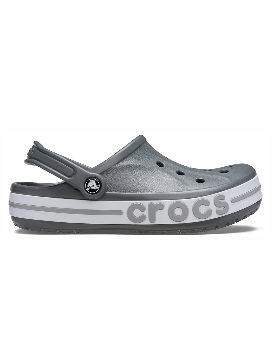 Zueco Unisex Bayaband Clog Gris Crocs