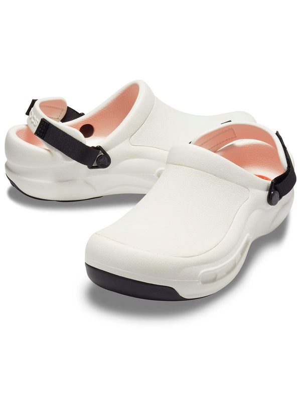 Zueco Unisex Bistro Pro Work LiteRide Clog Blanco Crocs