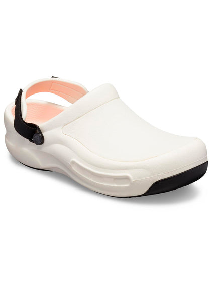 Zueco Unisex Bistro Pro Work LiteRide Clog Blanco Crocs