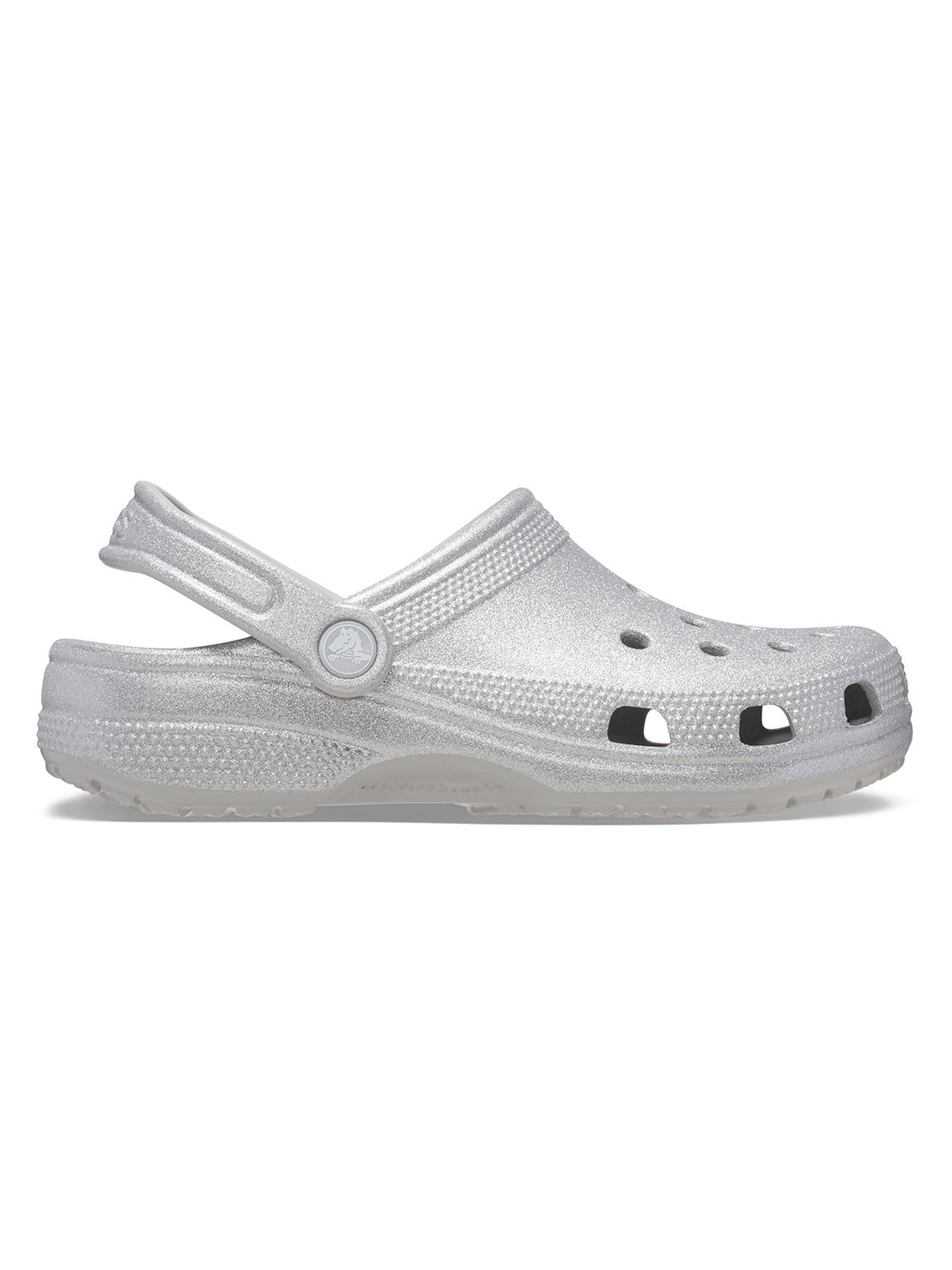 Zueco Unisex Classic Glitter Clog Gris Crocs