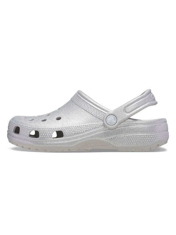 Zueco Unisex Classic Glitter Clog Gris Crocs