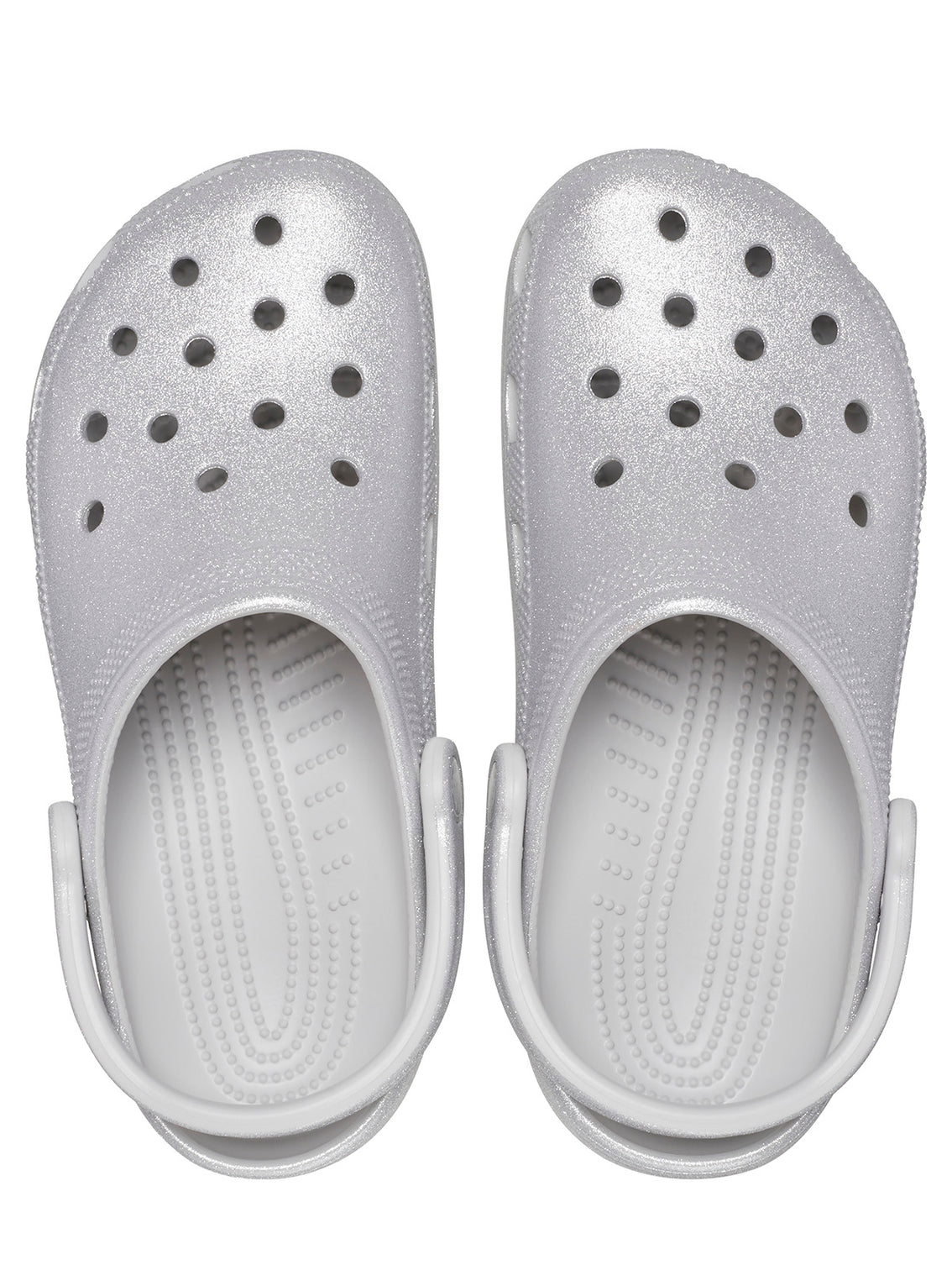Zueco Unisex Classic Glitter Clog Gris Crocs