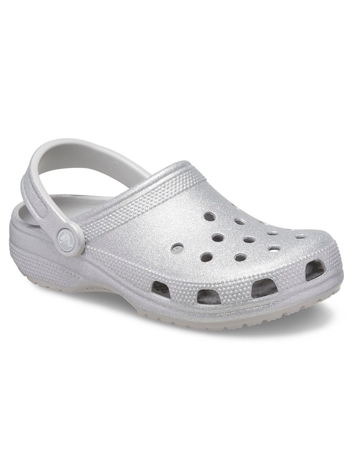 Zueco Unisex Classic Glitter Clog Gris Crocs