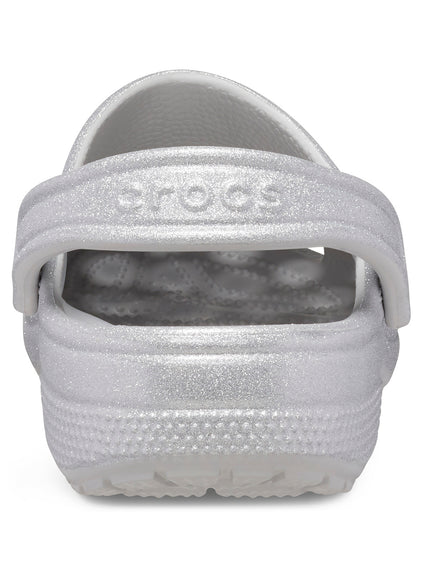 Zueco Unisex Classic Glitter Clog Gris Crocs