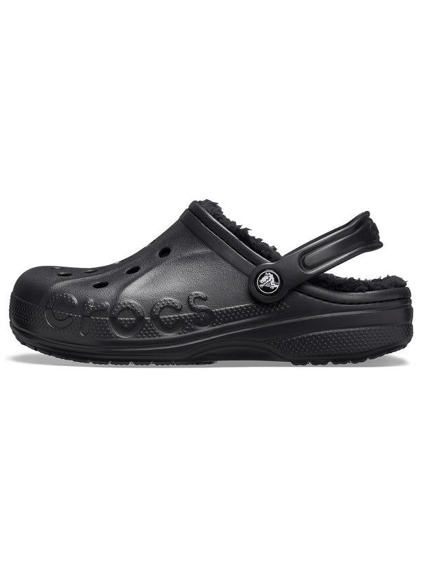 Zueco Unisex Baya Lined Clog Negro Crocs