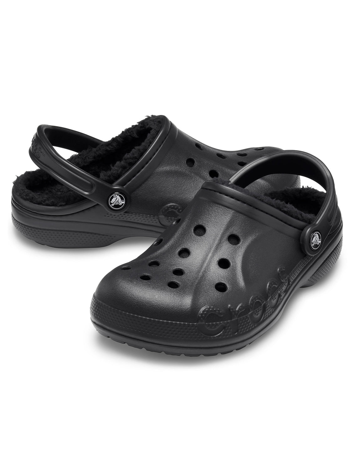 Zueco Unisex Baya Lined Clog Negro Crocs