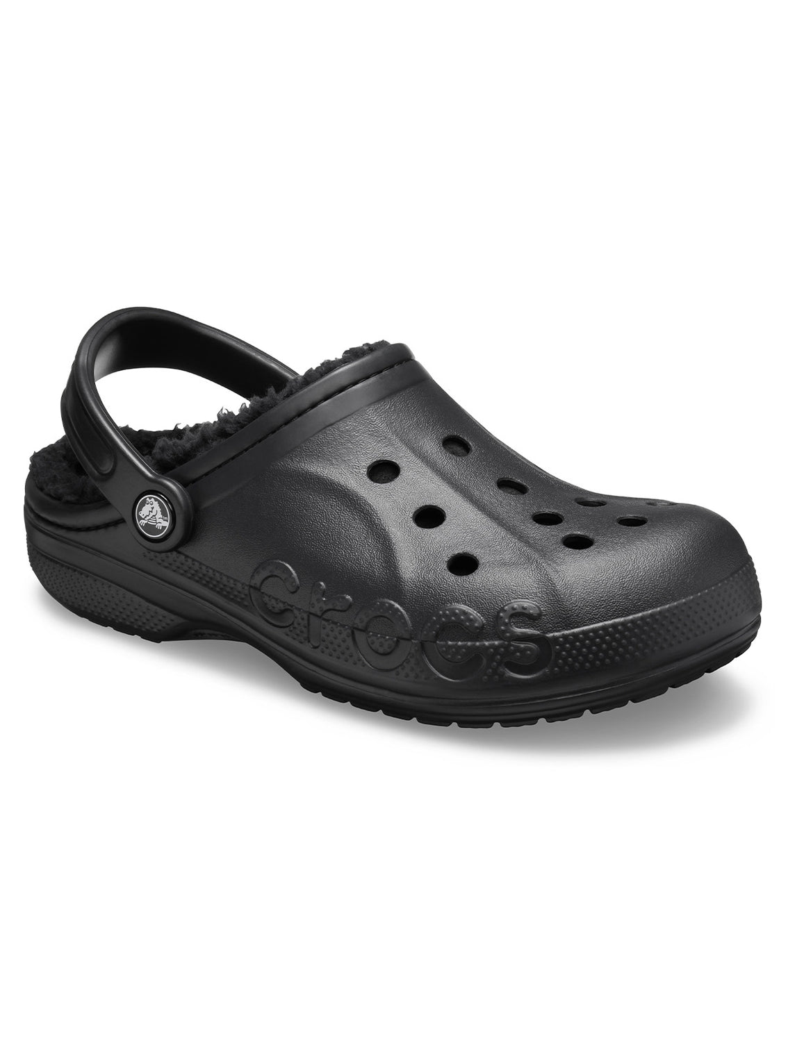 Zueco Unisex Baya Lined Clog Negro Crocs