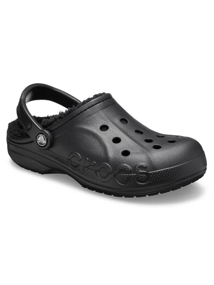 Zueco Unisex Baya Lined Clog Negro Crocs