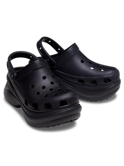 Zueco Plataforma Mujer Bae Clog Negro Crocs